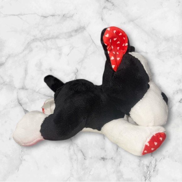 Cute Black and White Bull Dog Plush NWT - Picture 2 of 4